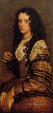 ディエゴ・ベラスケス Painting - 若い女性の肖像画 ディエゴ・ベラスケス